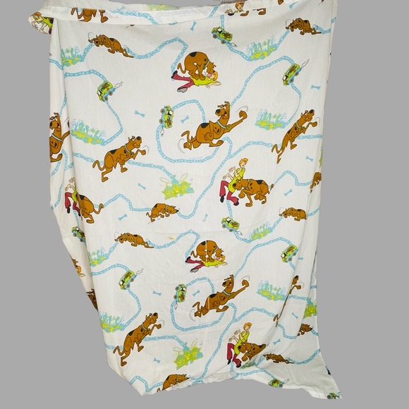 Vintage 1998 Hanna Barbera Scooby doo and shaggy twin bed sheet bedding retro - Picture 6 of 7